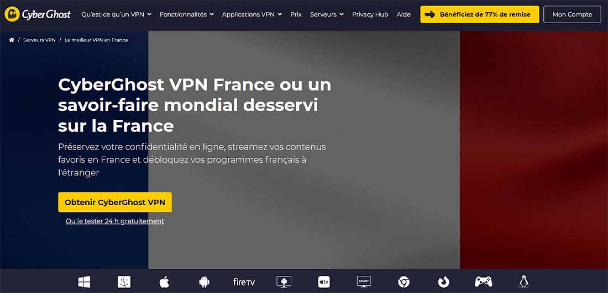 Top 5 des meilleurs VPN à utiliser en France 2021)